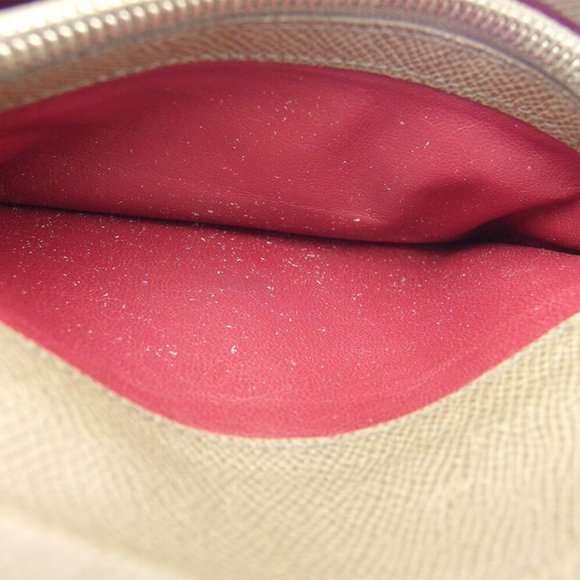 BVLGARI wallet Bulgari Bulgari Man gray gray beige leather Auth used T17951 - Picture 8 of 8